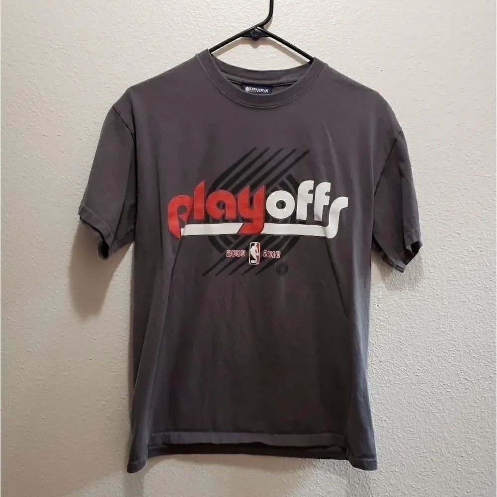 Portland Trailblazers vintage playoff t shirt